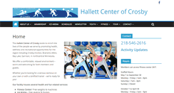 Desktop Screenshot of hallettcenter.com